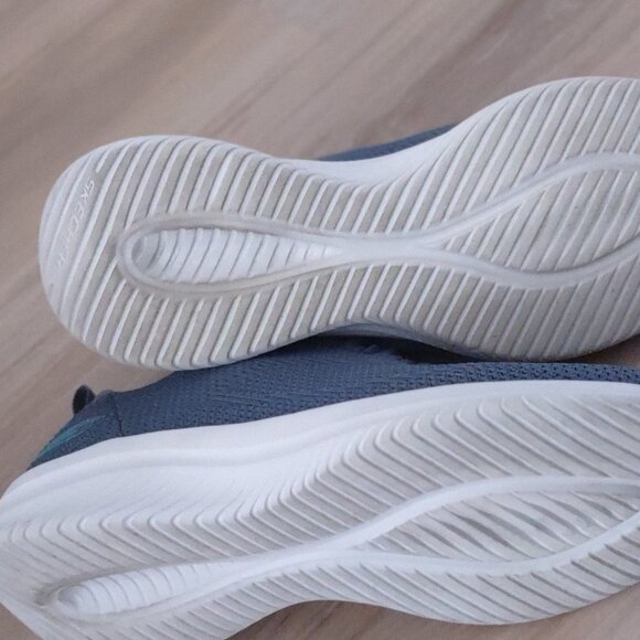 Slip on Skechers Air Cooled Memory Foam sneakers, Dusty blue, women's 8.5 - Picture 5 of 5